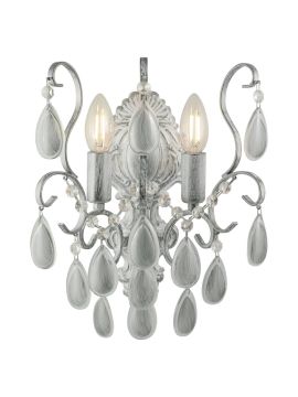 Настенный светильник AM Group MONICA AP2 SILVER