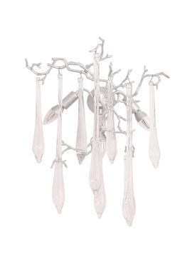 Настенный светильник Crystal Lux REINA AP3 SILVER PATINA