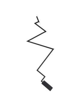 Настенный светодиодный светильник Crystal Lux CLT 540W1382 BL