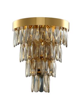 Настенный светильник Crystal Lux Abigail ABIGAIL AP3 GOLD/AMBER