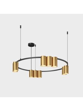 Подвесная люстра Denkirs Orbit DK4065-BK+SG