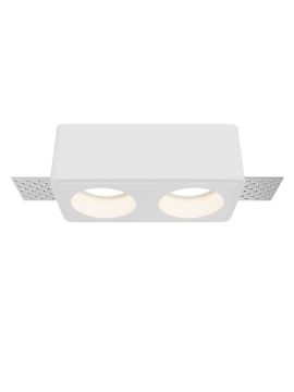 Встраиваемый светильник Maytoni Gyps Modern DL123-GU10-02-W