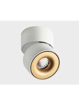 Светодиодный спот Italline IT02-001 white + IT02-001 ring gold УЦ