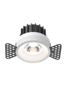 Встраиваемый светильник Maytoni Round DL058-12W4K-TRS-W