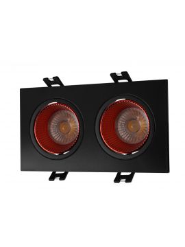Встраиваемый светильник Denkirs DK3072-BK+RD