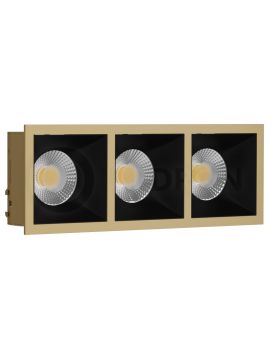 Встраиваемый светильник LeDron RISE KIT 3 Gold/Black 00000014664