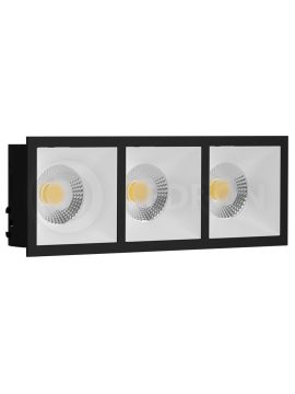 Встраиваемый светильник LeDron RISE KIT 3 Black/White 00000014657
