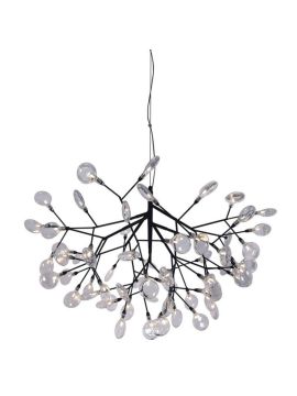 Подвесная люстра Crystal Lux Evita SP63 BLack/Transparent