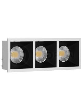 Встраиваемый светильник LeDron RISE KIT 3 GU10 Белый/Черный
