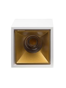 Влагозащищенный светильник LeDron KUBING White/Gold 00000014575