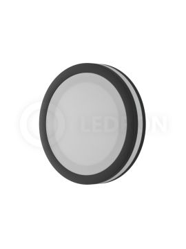 Влагозащищенный светильник LeDron LIP0906-10W-Y 4000K BLACK 00000013671