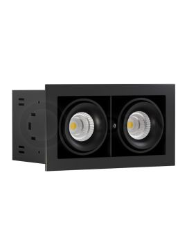 Встраиваемый светильник Ledron ON-202-9W BK-BK 00000013724