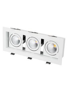 Встраиваемый светильник Arlight CL-KARDAN-S260x102-3x9W Warm 024133