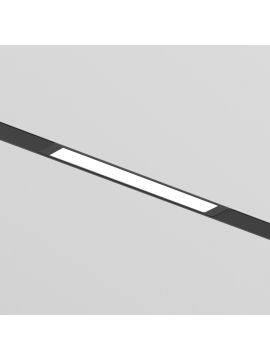 Трековый однофазный светильник Denkirs Simple Linear DK8203-BK