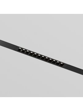 Трековый однофазный светильник Denkirs Simple Grill DK8201-BK