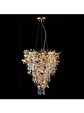 Подвесная люстра Crystal Lux Romeo SP10 Gold D600