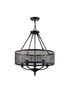 Подвесная люстра Freya Conte FR4166-PL-05C-BL