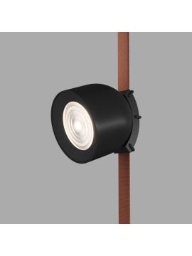 Трековый однофазный светильник Denkirs Belty spot DK5640-BK