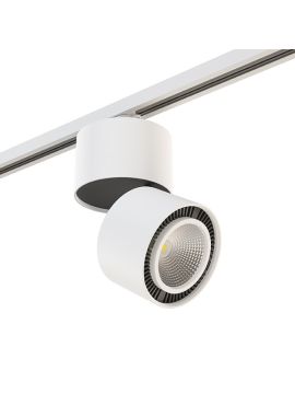 Трековый светильник Lightstar Track 1 white A1T214850 (592066+214850)