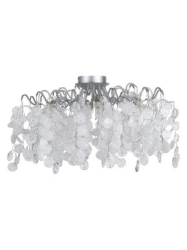 Потолочная люстра Crystal Lux Tenerife PL8 Silver