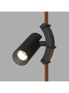 Трековый однофазный светильник Denkirs Belty Spot DK5547-BK