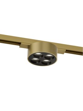 Трековый однофазный светильник Denkirs Shine grill DK5772-SB