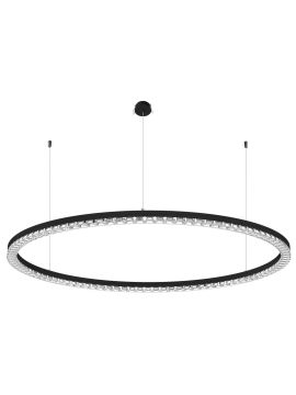 Подвесная люстра Arlight SP-DIAMOND-R1250-80W Warm3000 (BK, 45 deg, 230V, TRIAC) 054491