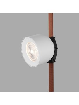 Трековый однофазный светильник Denkirs Belty spot DK5640-WH+BK