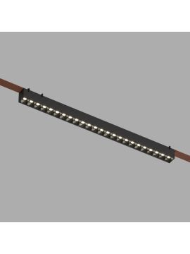 Трековый однофазный светильник Denkirs Belty grill DK5672-BK