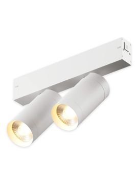 Трековый однофазный светильник AM Group AM528 WH-220V-2X10W SMART