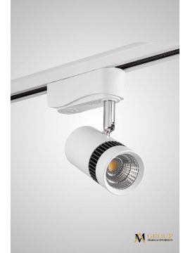 Трековый однофазный светильник AM Group AM230-7W WH 3000K