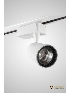 Трековый однофазный светильник AM Group AM228-10W WH 3000K