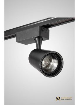 Трековый однофазный светильник AM Group AM228-10W BK 4000K