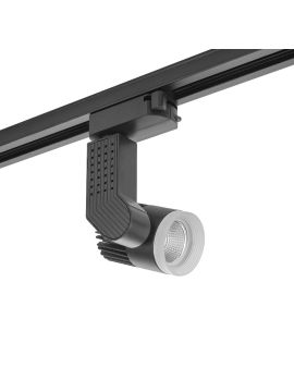 Трековый однофазный светильник AM Group AM332 7W BK 3000K