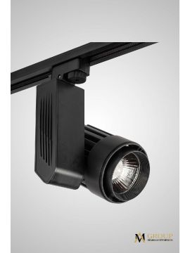 Трековый однофазный светильник AM Group AM181-BK 4000K