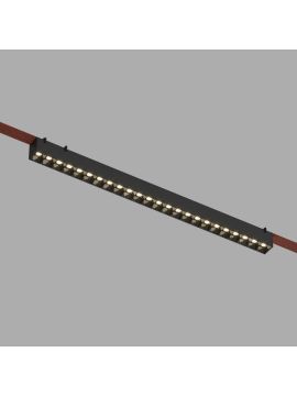 Трековый однофазный светильник Denkirs Belty Grill DK5573-BK