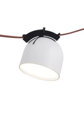 Трековый однофазный светильник Denkirs Belty spot DK5542-WH+BK