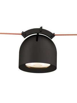 Трековый однофазный светильник Denkirs Belty spot DK5540-BK