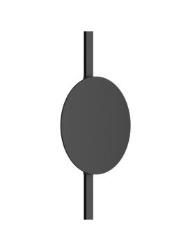 Трековый магнитный однофазный светильник Denkirs Air reflex DK5350-BK