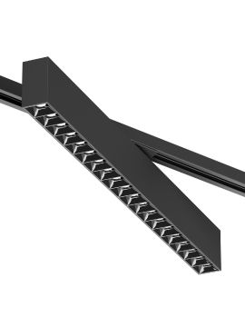 Трековый однофазный светильник Denkirs Edder DK6644-BK