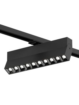 Трековый однофазный светильник Denkirs Edder DK6646-BK