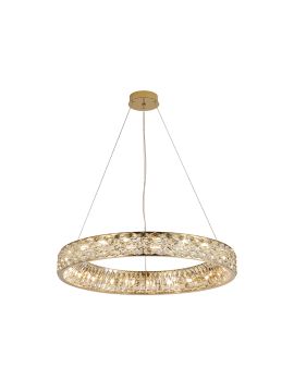 Подвесная люстра Newport Tiffany 8532/80 C gold polished М0070799