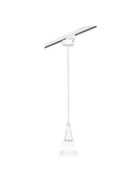 Трековый светильник Lightstar Track 1 white L1T757016 (757016+592006)