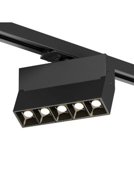Трековый однофазный светильник Denkirs Edder DK6436-BK