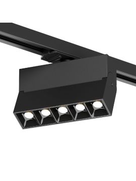 Трековый однофазный светильник Denkirs Edder DK6446-BK