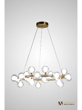 Подвесная люстра AM Group AM470 D700 POLISHED GOLD