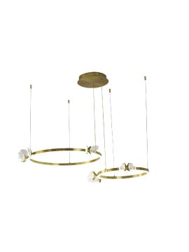 Подвесная люстра AM Group MARIPOSA SPD400+600 POLISHED GOLD