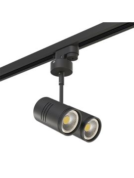 Трековый светильник Lightstar Track 1 black A1T214447
