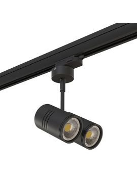 Трековый светильник Lightstar Track 3 black A3T214447