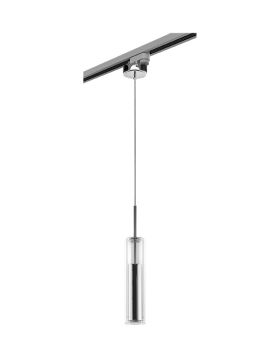 Трековый светильник Lightstar Track 1 gray L1T756014 (756014+592009)